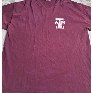 2873 Comfort Colors Texas A&M Aggie‎ Mom Maroon T-Shirt 3XL